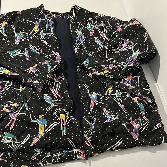 Art to Wear by Ken Done Jacket Ski print vintage - Picture 2 of 16